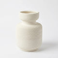 XXT85 Ceramic Textured Vase Ivory 26 cm