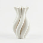 XXT99 Ceramic Flower Vase Twisted Sculptural Decorative Vase 30 cm