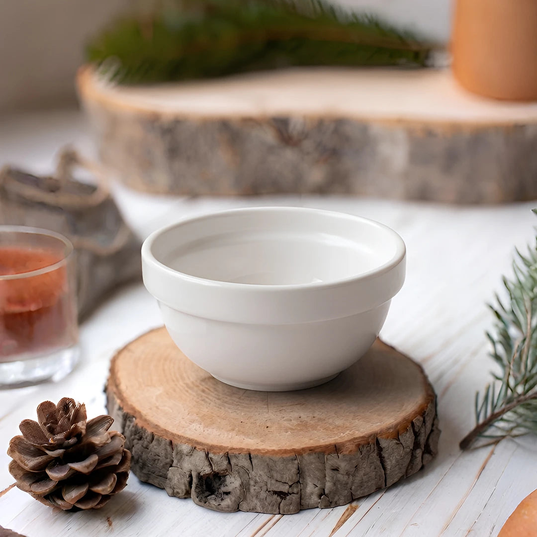 A4814 – Horeca Small Rim Bowl White 4.75