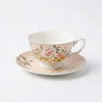 Luhpar Chinoserie Floral porcelain cup and saucer, 220ml — alternate view
