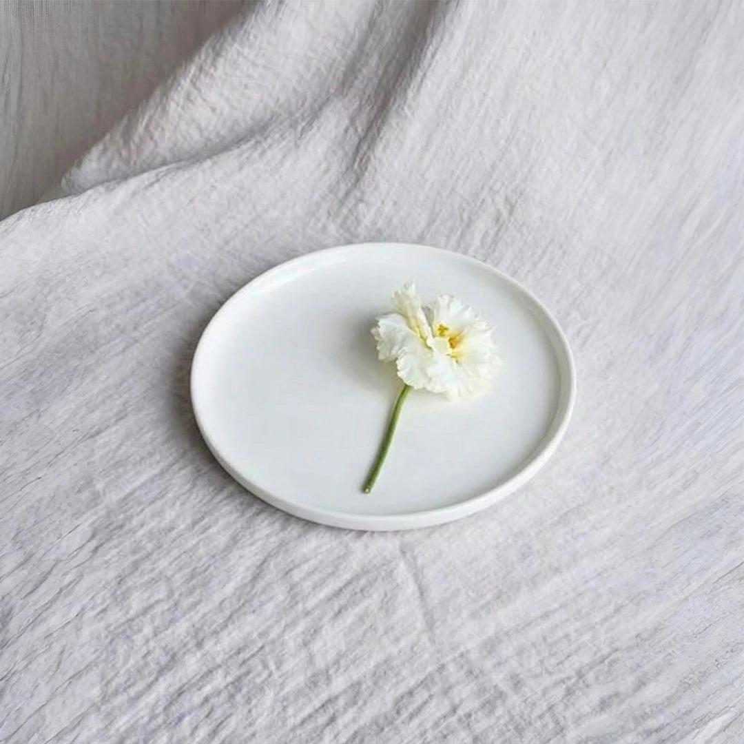 A8607 – Horeca Plate with Flat Bottom White 8.5"