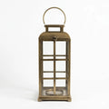 C25K0146/1 Luhpar Metal Lantern Antique Gold (45 × 20 × 20 cm)