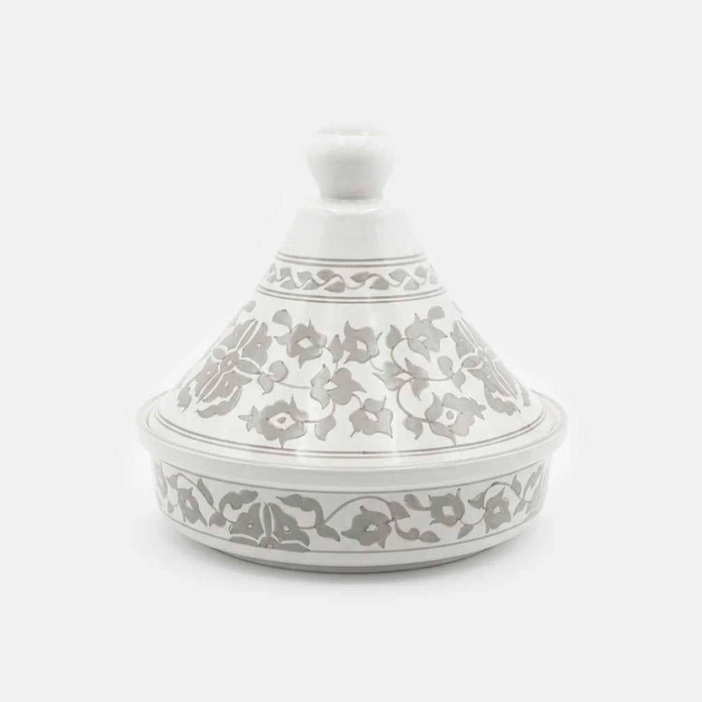 P-B 26 Selene Botanical Motif Ceramic Tagine – 26 cm