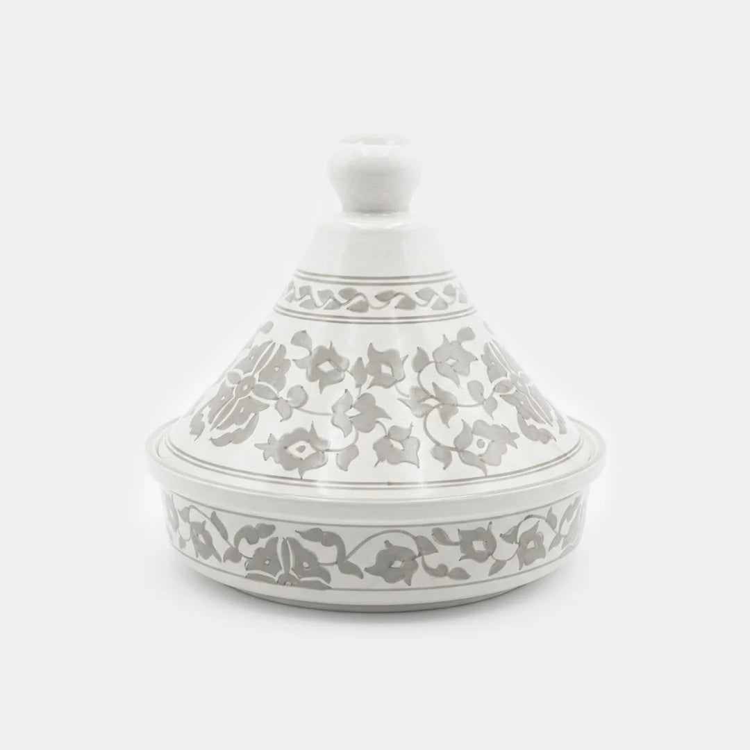 P-B 26 Selene Botanical Motif Ceramic Tagine – 26 cm