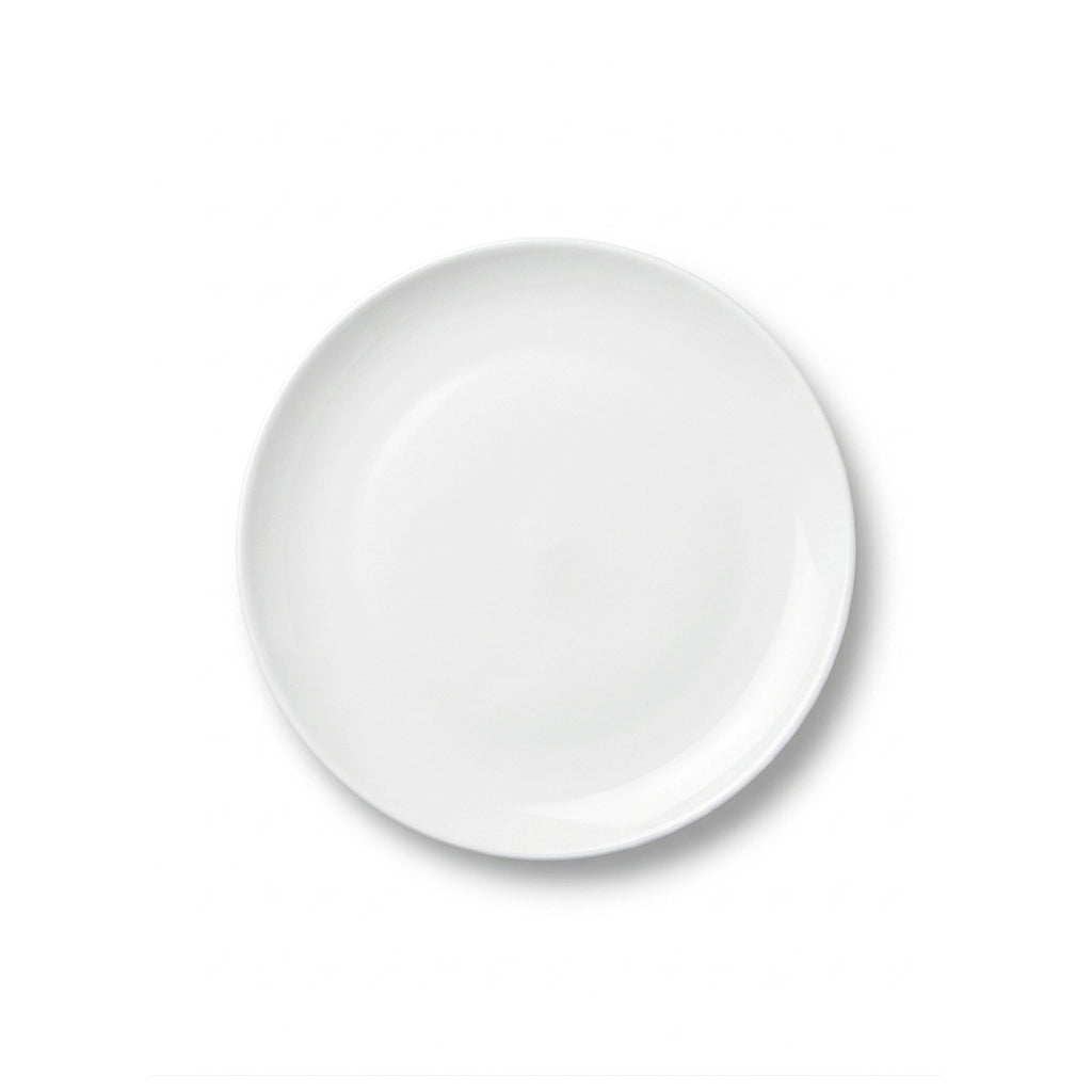 A27247 – طبق دائري أبيض مسطح القاع من Horeca مقاس 8 بوصات